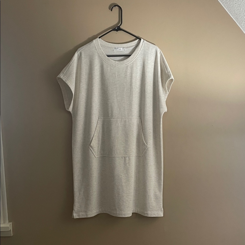 Casual Short Sleeve Sweatshirt Dress